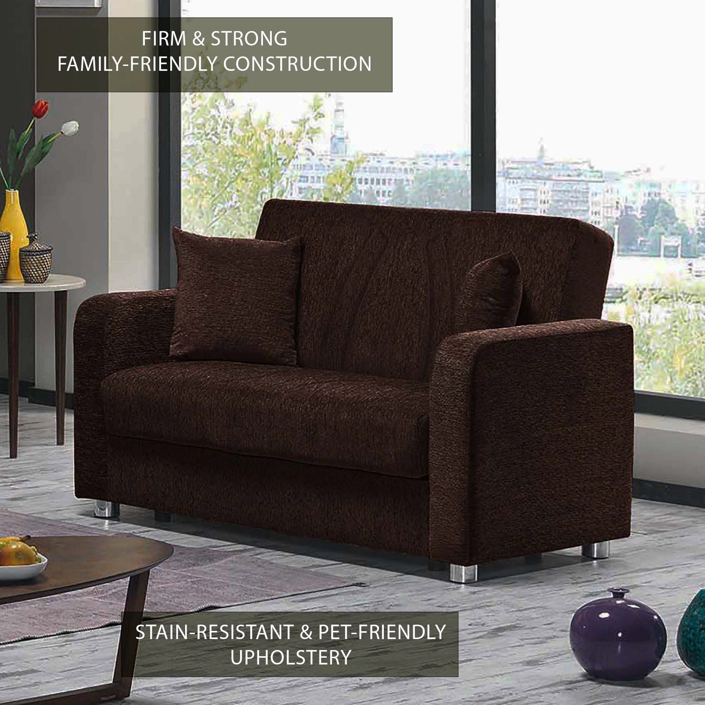 Ottomanson Elegance (Joker) Collection Convertible Sofa Bed