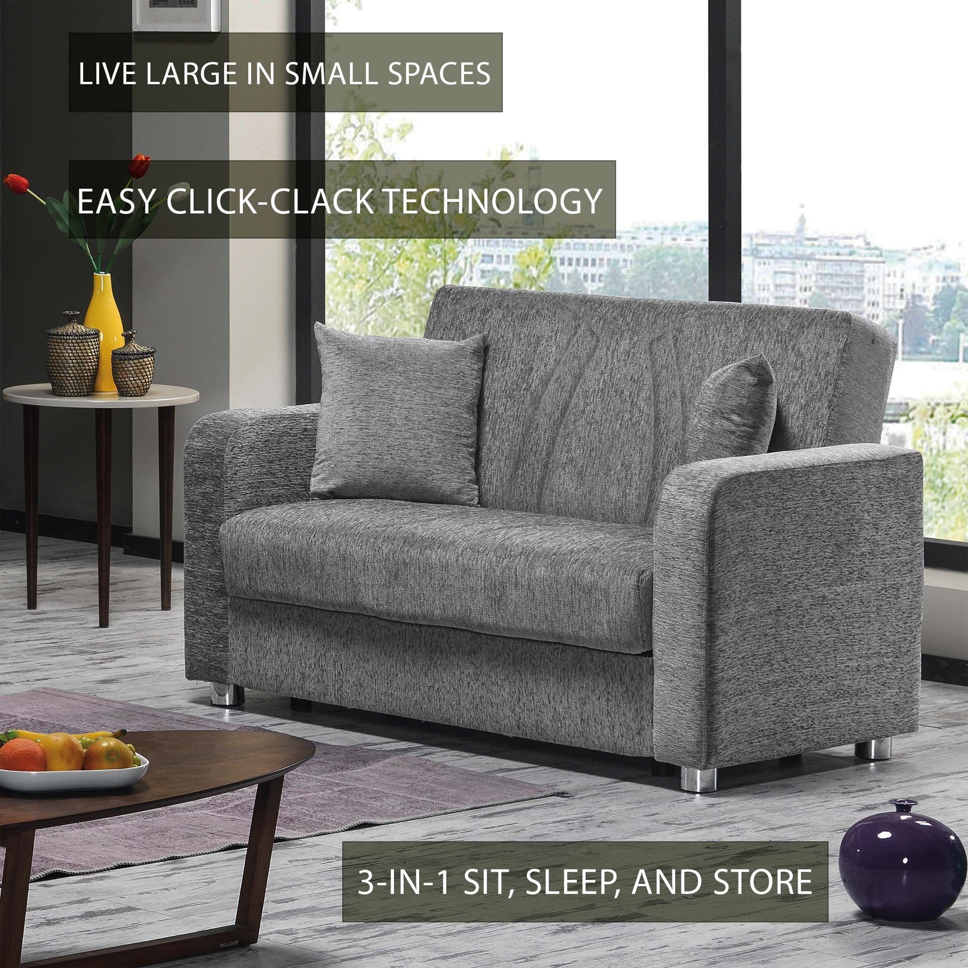 Ottomanson Elegance (Joker) Collection Convertible Sofa Bed