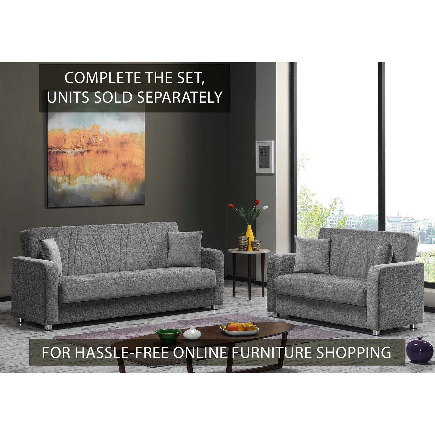 Ottomanson Elegance (Joker) Collection Convertible Sofa Bed