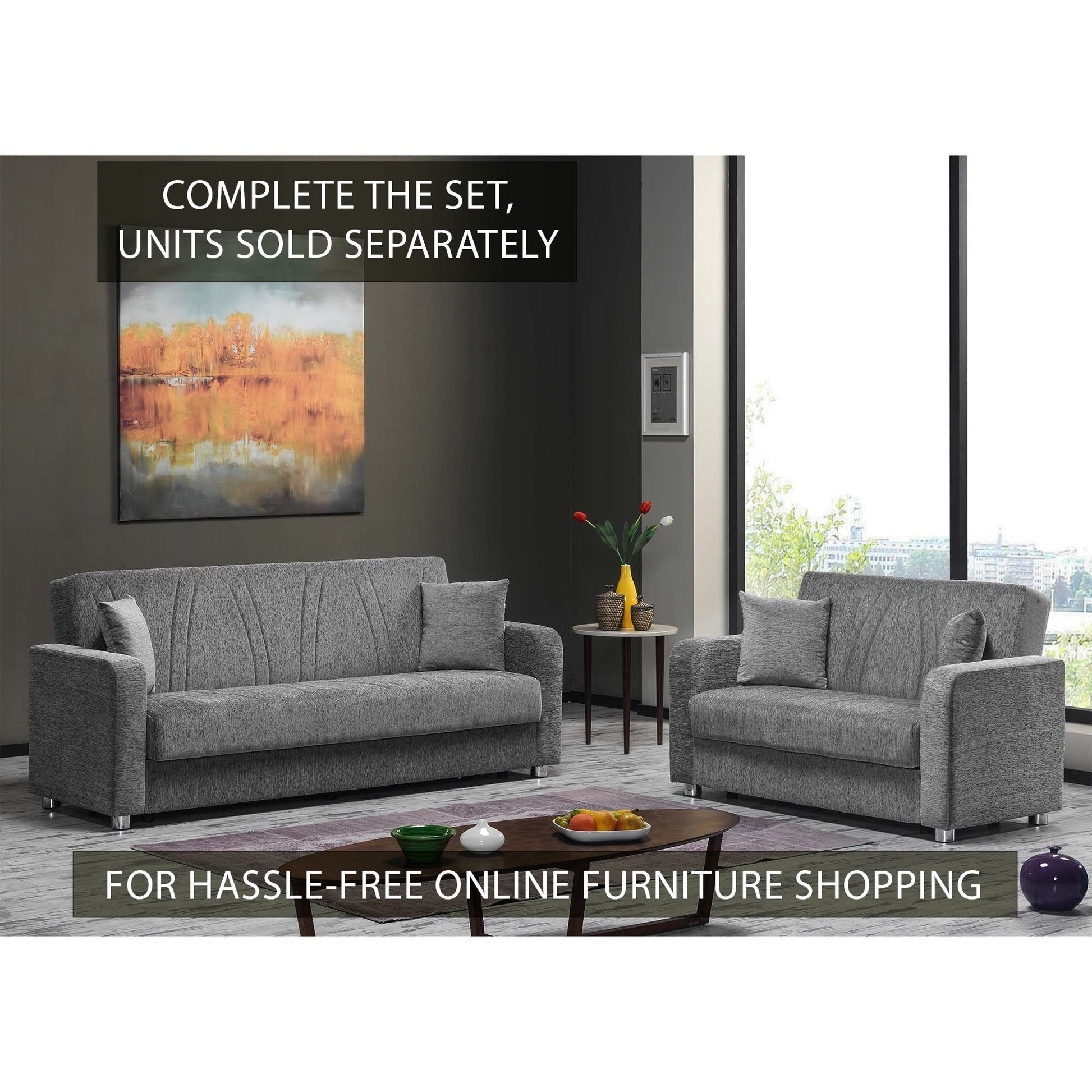 Ottomanson Elegance (Joker) Collection Convertible Sofa Bed