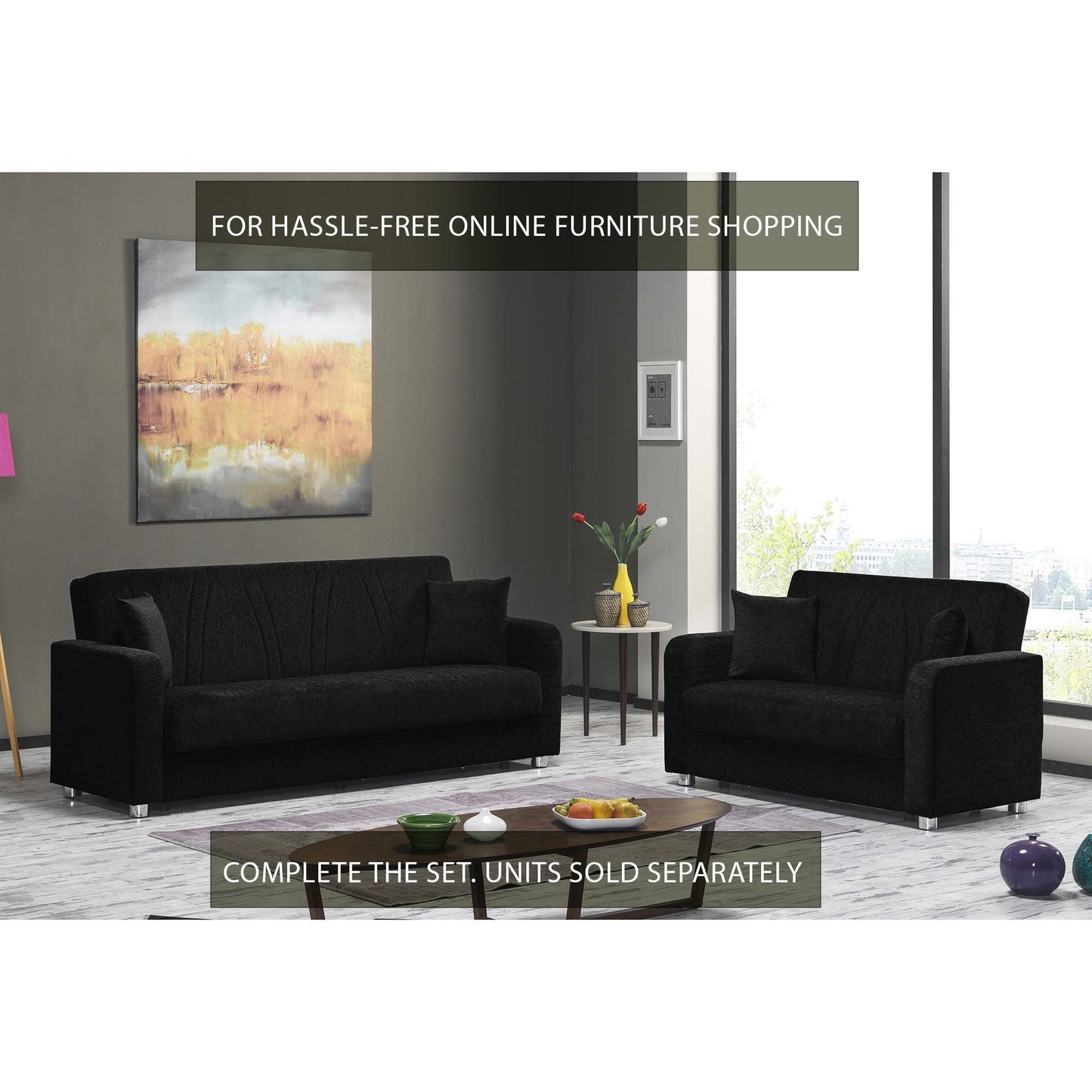 Ottomanson Elegance (Joker) Collection Convertible Sofa Bed