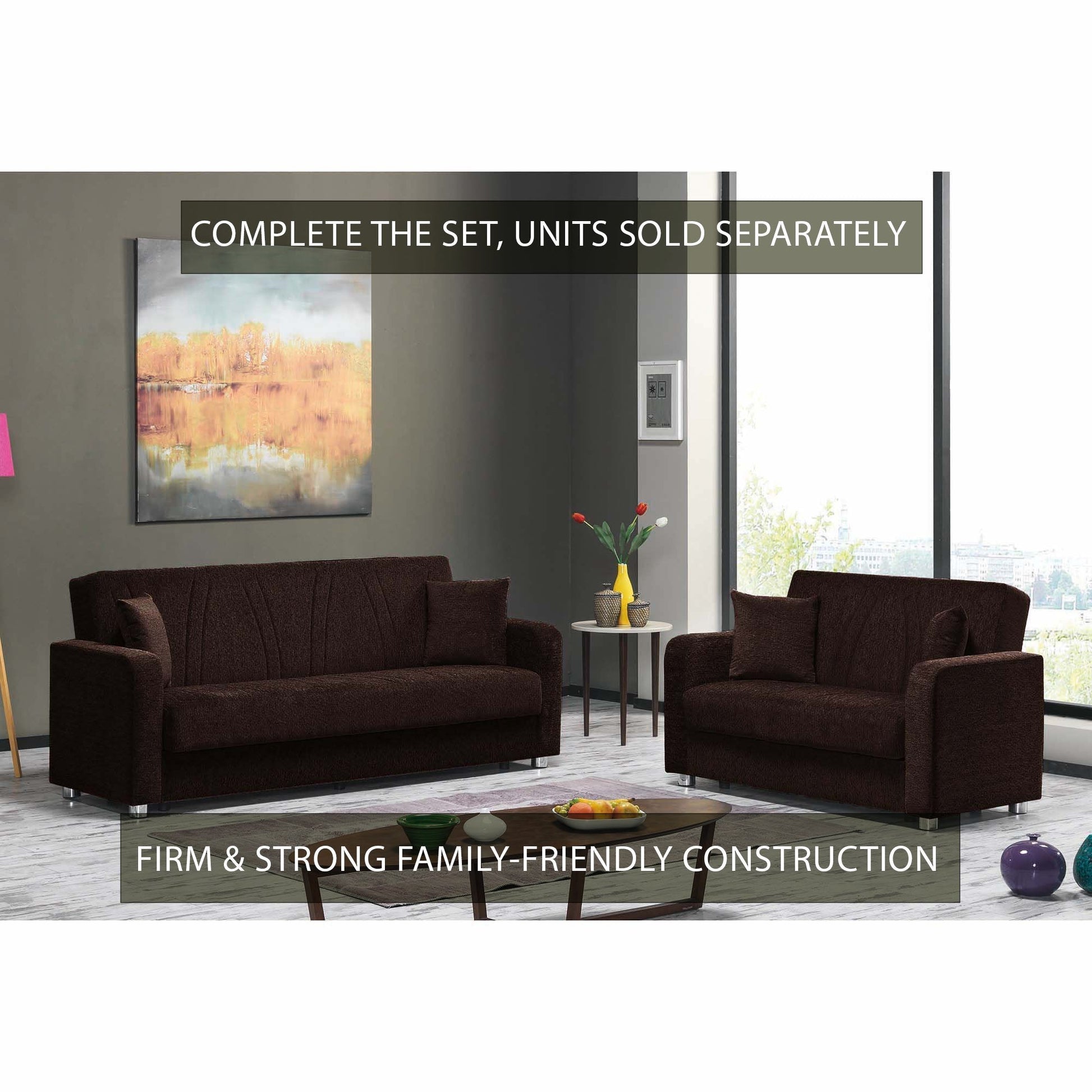 Ottomanson Elegance (Joker) Collection Convertible Sofa Bed
