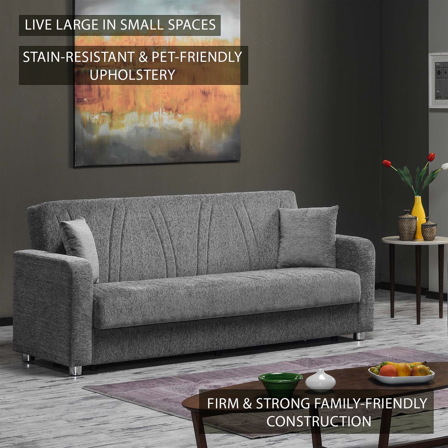 Ottomanson Elegance (Joker) Collection Convertible Sofa Bed