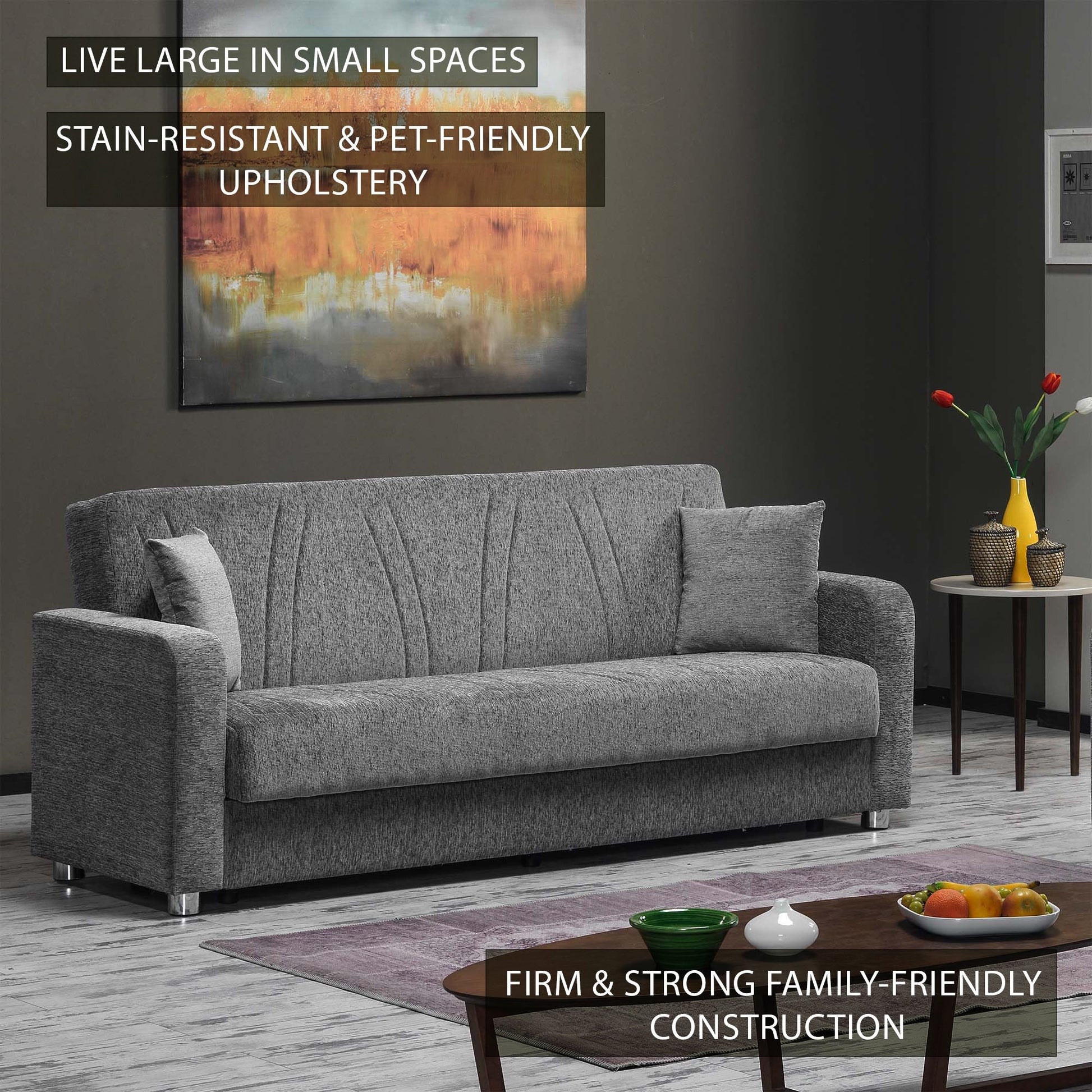 Ottomanson Elegance (Joker) Collection Convertible Sofa Bed