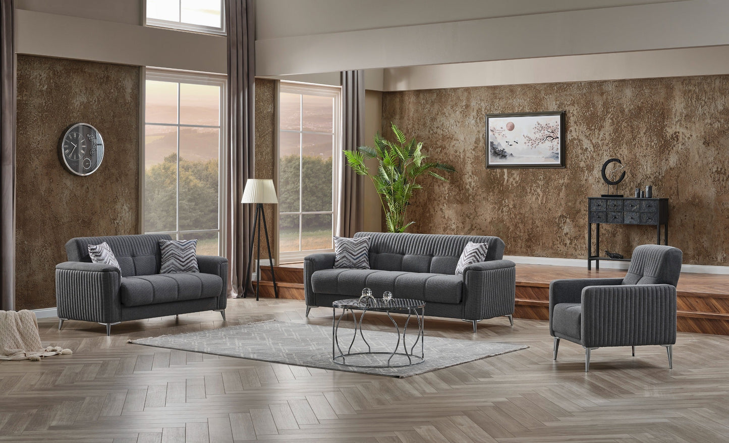 Ottomanson Levi Collection Convertible Sofa Bed