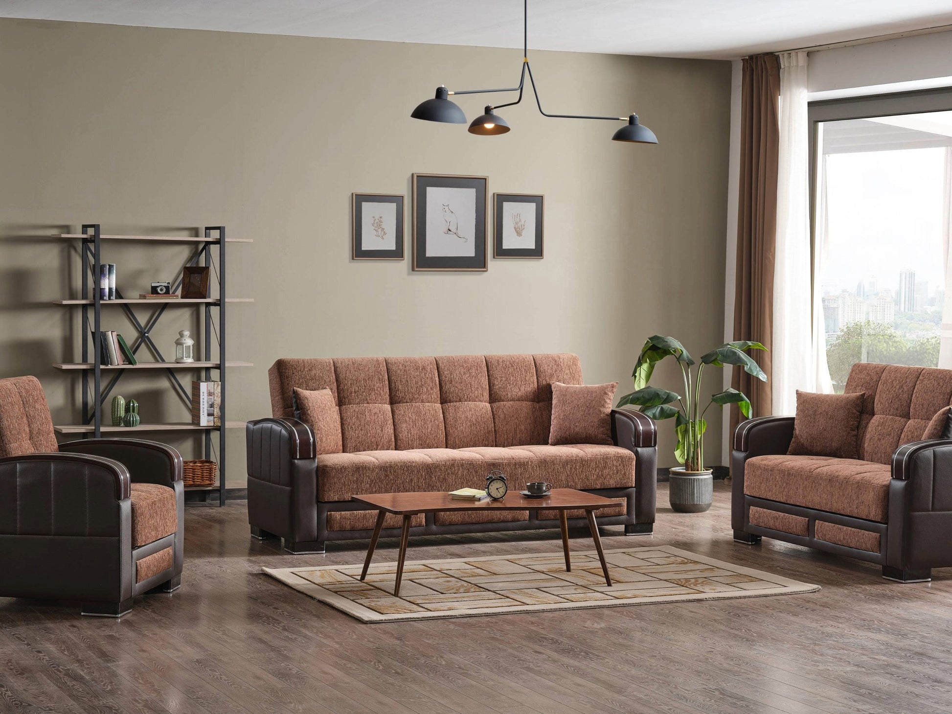 Ottomanson Maya Collection Convertible Sofa Bed