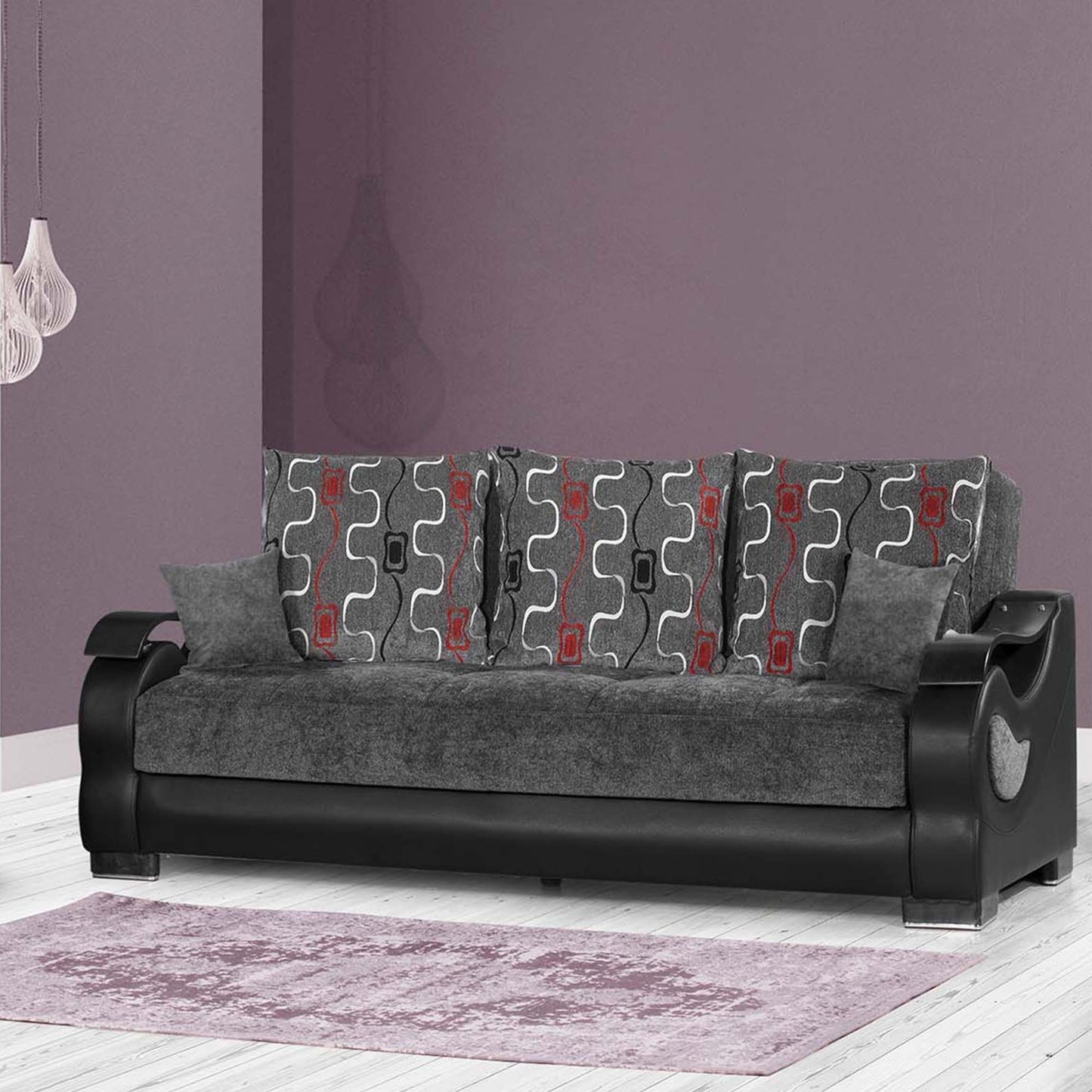 Ottomanson Metroplex Collection Convertible Sofa Bed