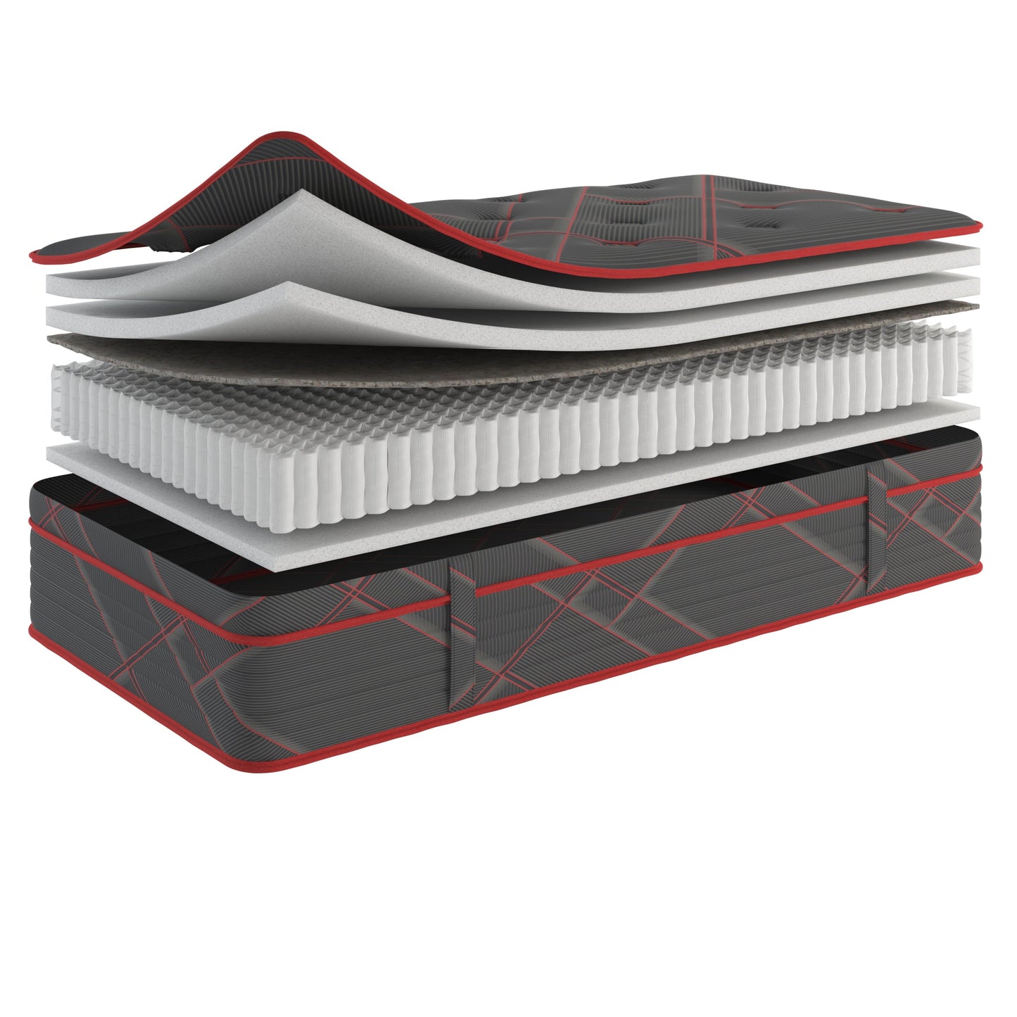 Ottomanson Merlot Red Mattress