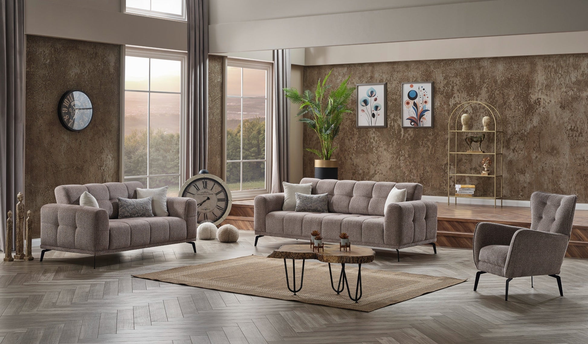Ottomanson Modena Collection Convertible Sofa Bed