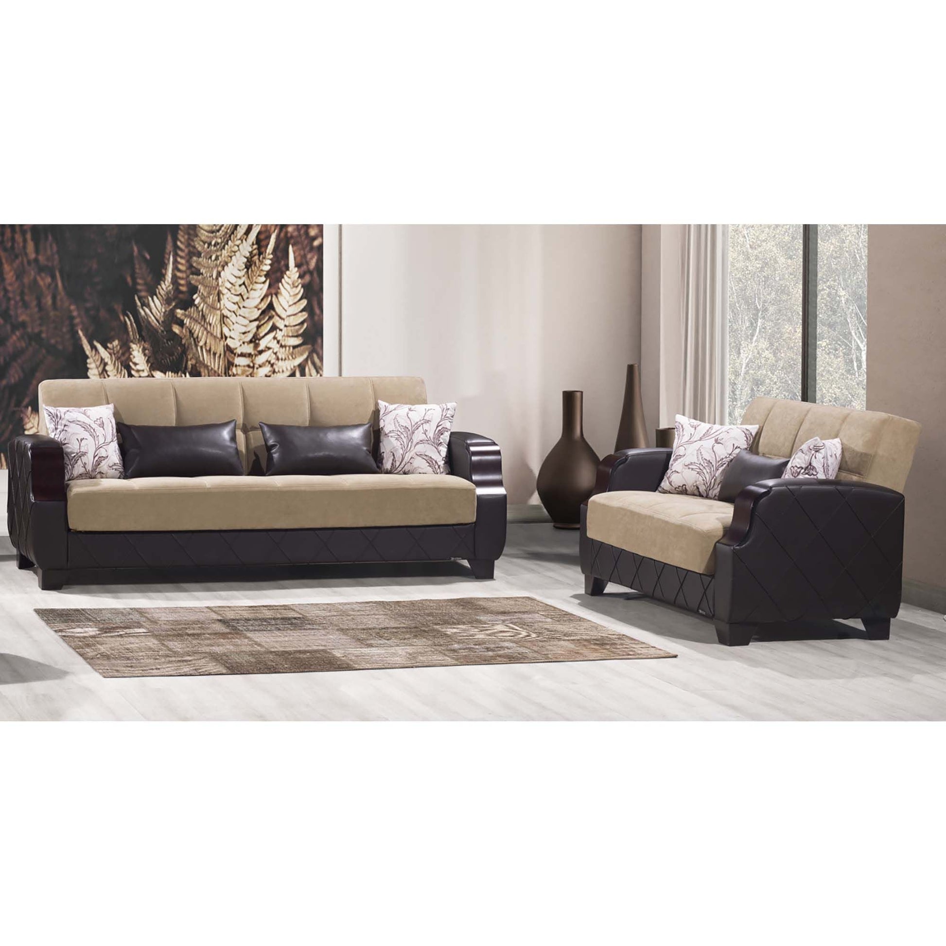 Ottomanson Molina Collection Convertible Sofa Bed