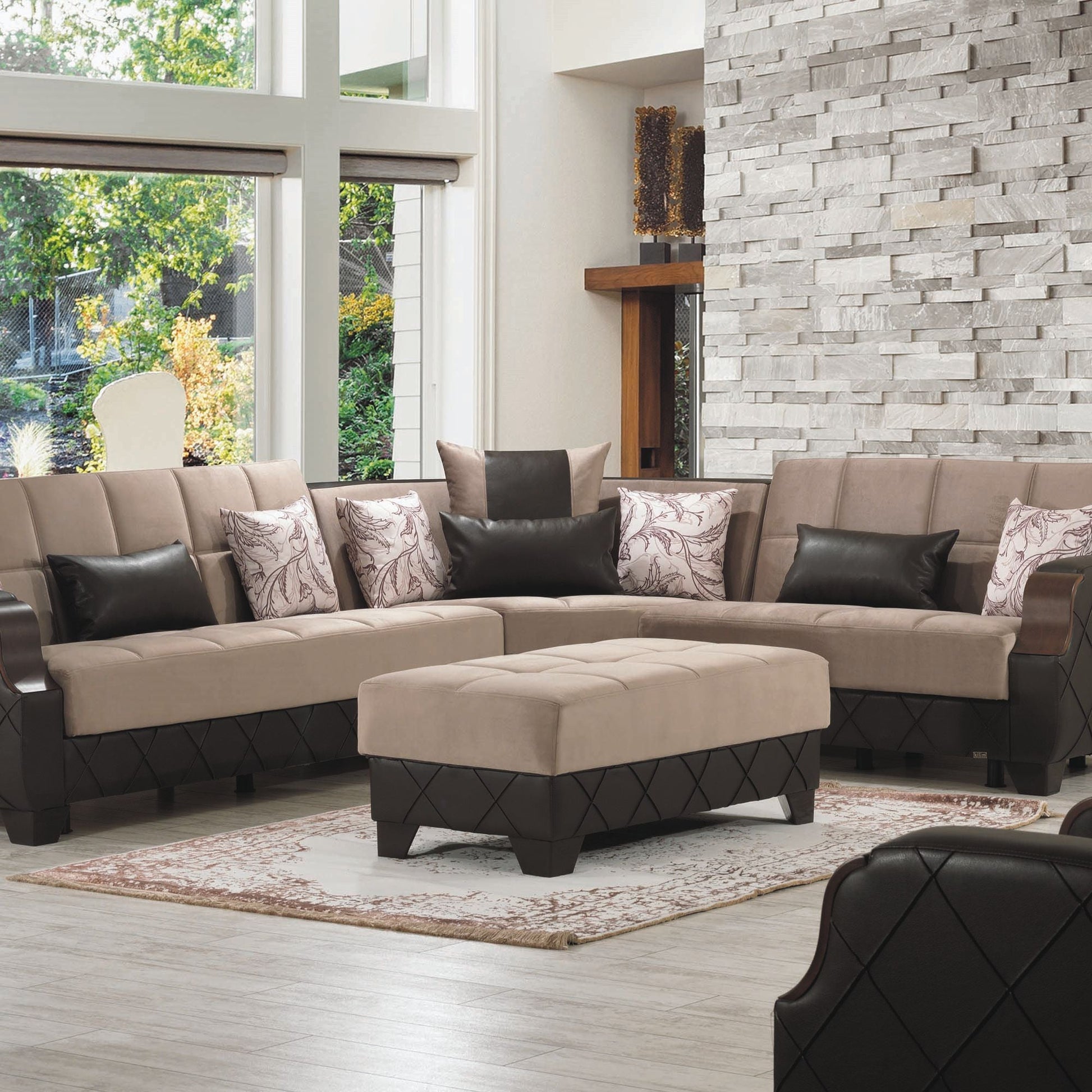 Ottomanson Molina Collection Convertible Sofa Bed