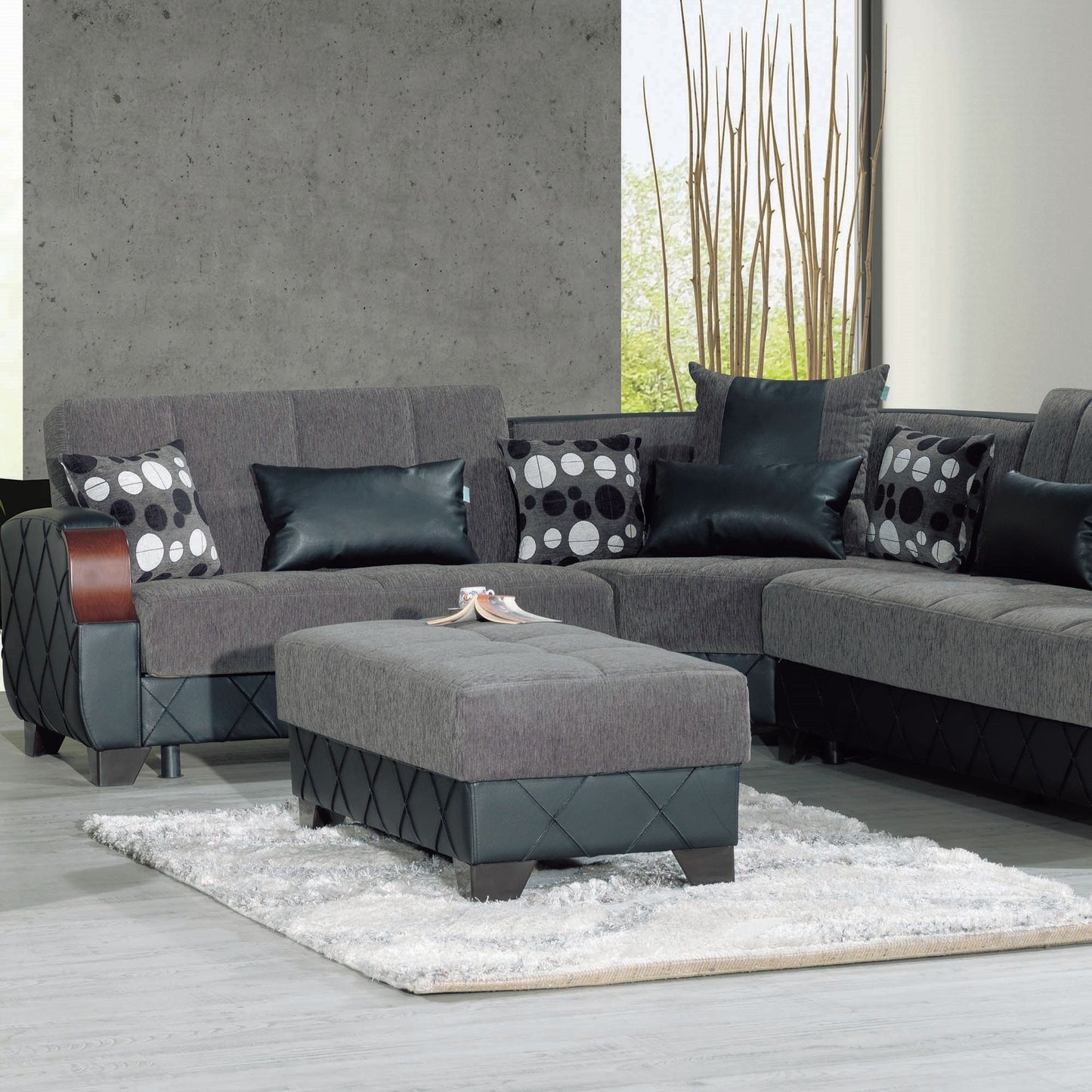 Ottomanson Molina Collection Convertible Sofa Bed