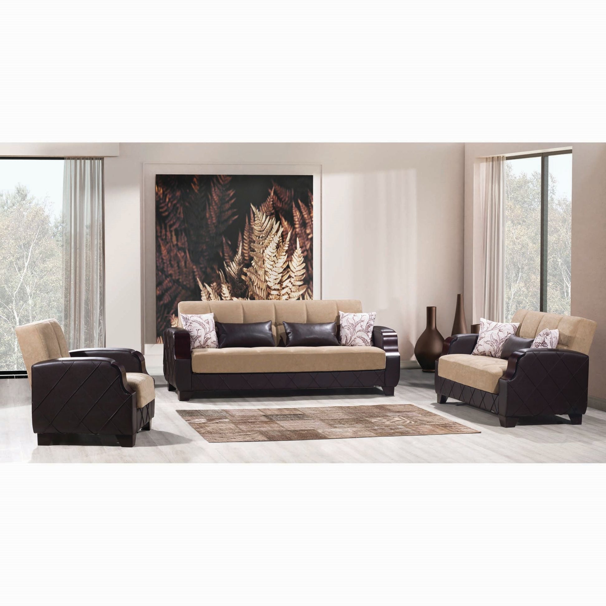 Ottomanson Molina Collection Convertible Sofa Bed
