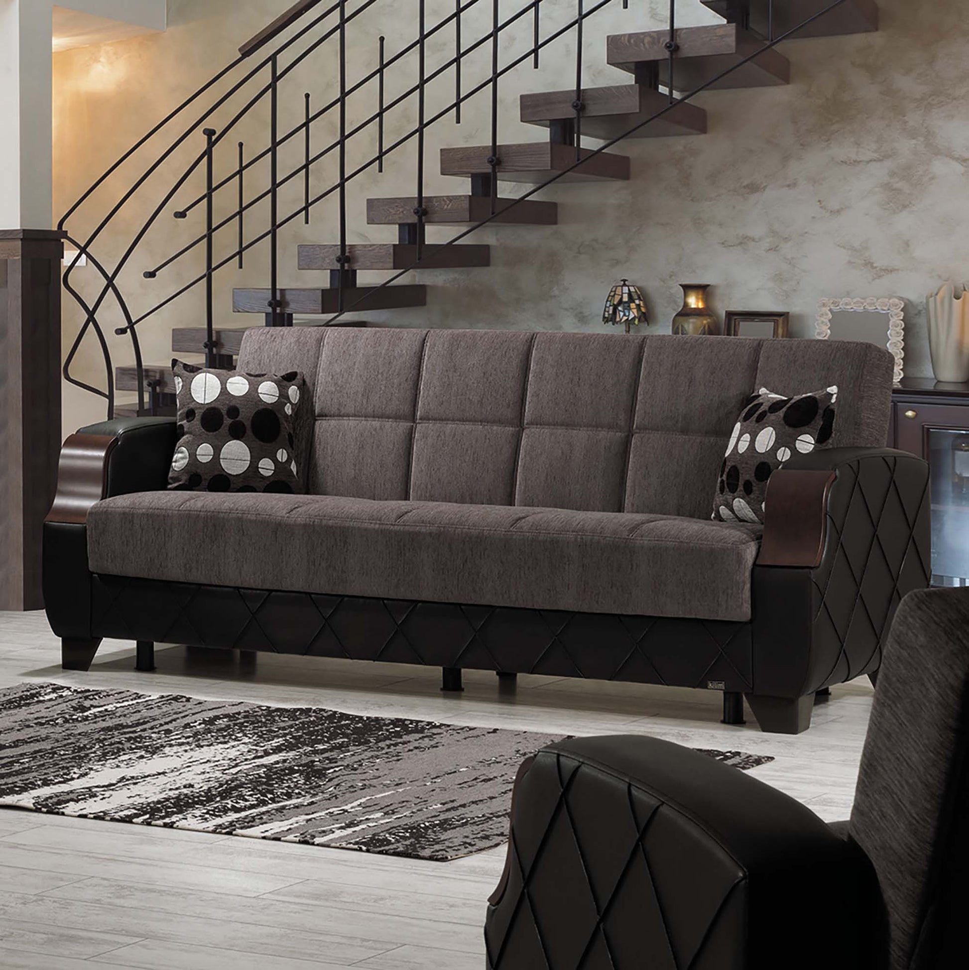Ottomanson Molina Collection Convertible Sofa Bed