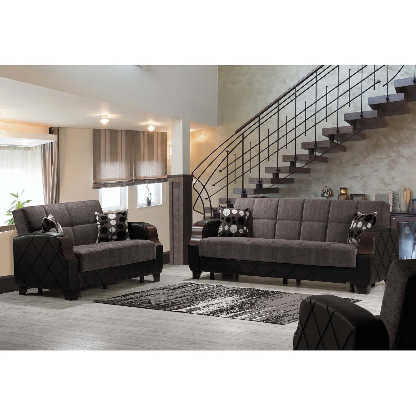 Ottomanson Molina Collection Convertible Sofa Bed