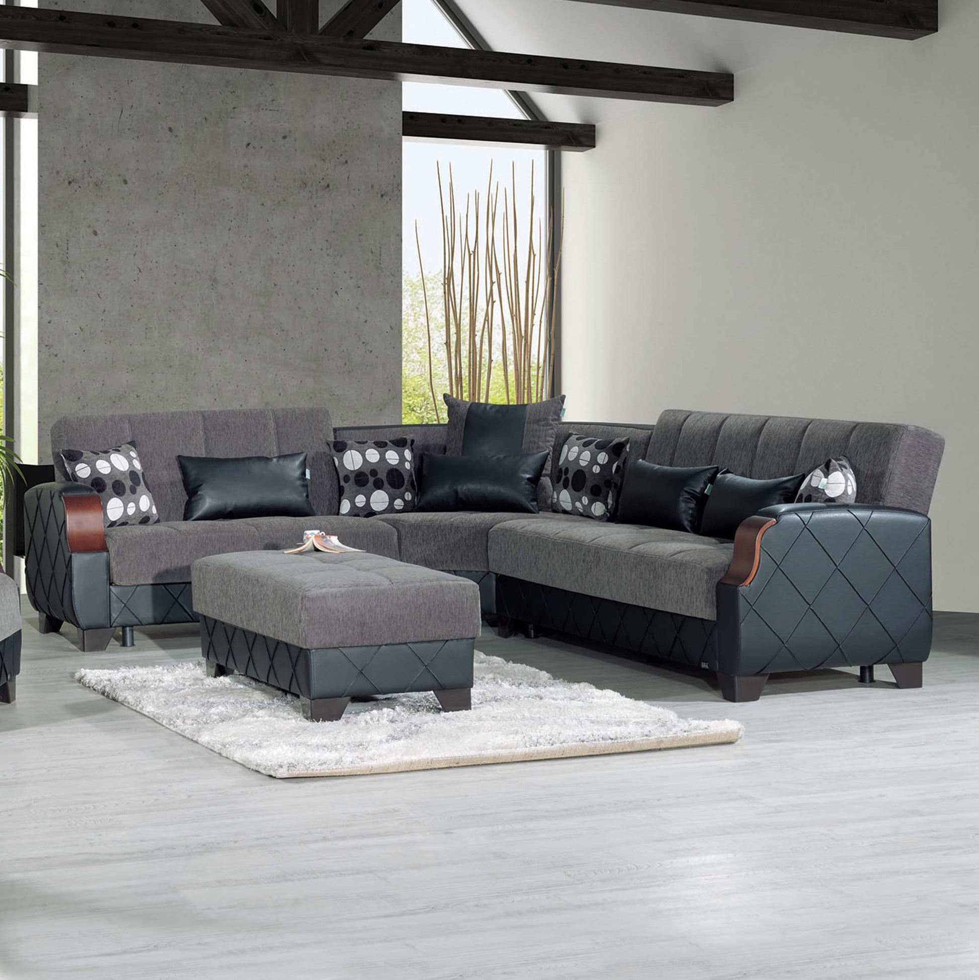 Ottomanson Molina Collection Convertible Sofa Bed