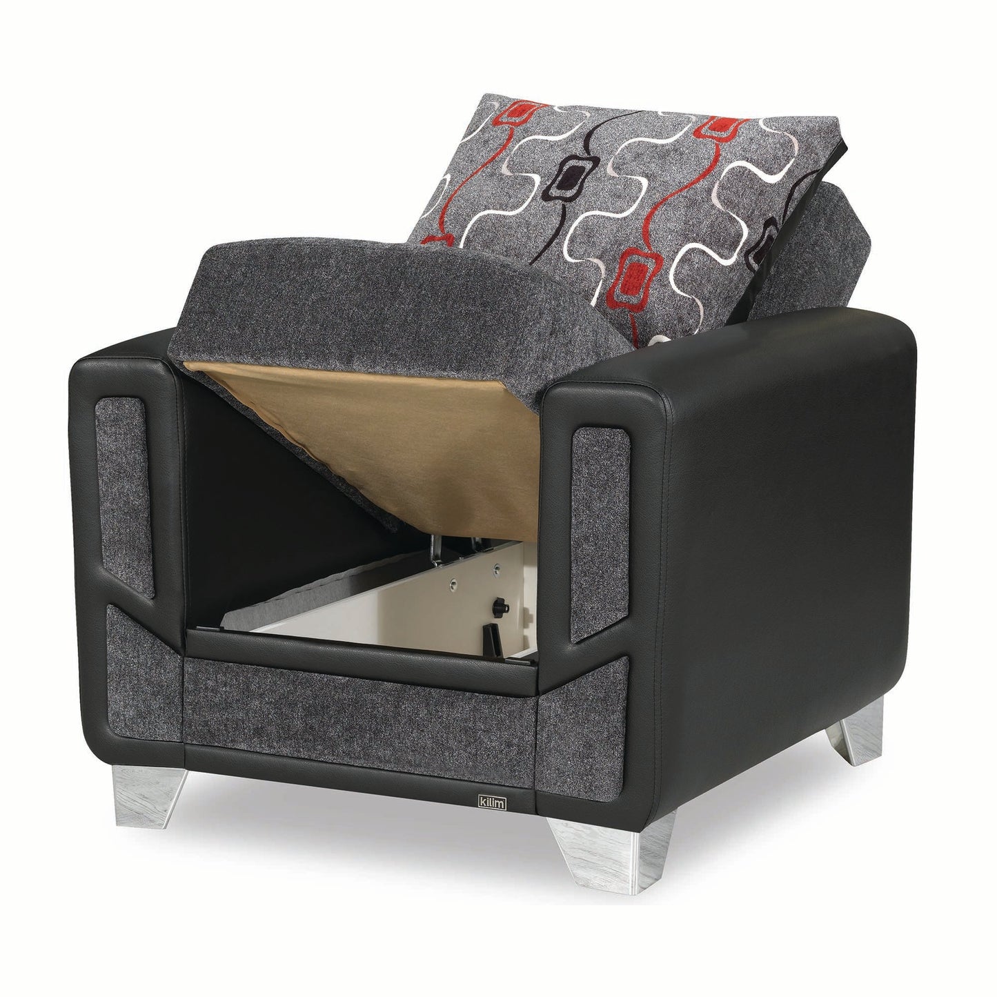 Ottomanson Mondo Modern Collection Convertible Sofa Bed