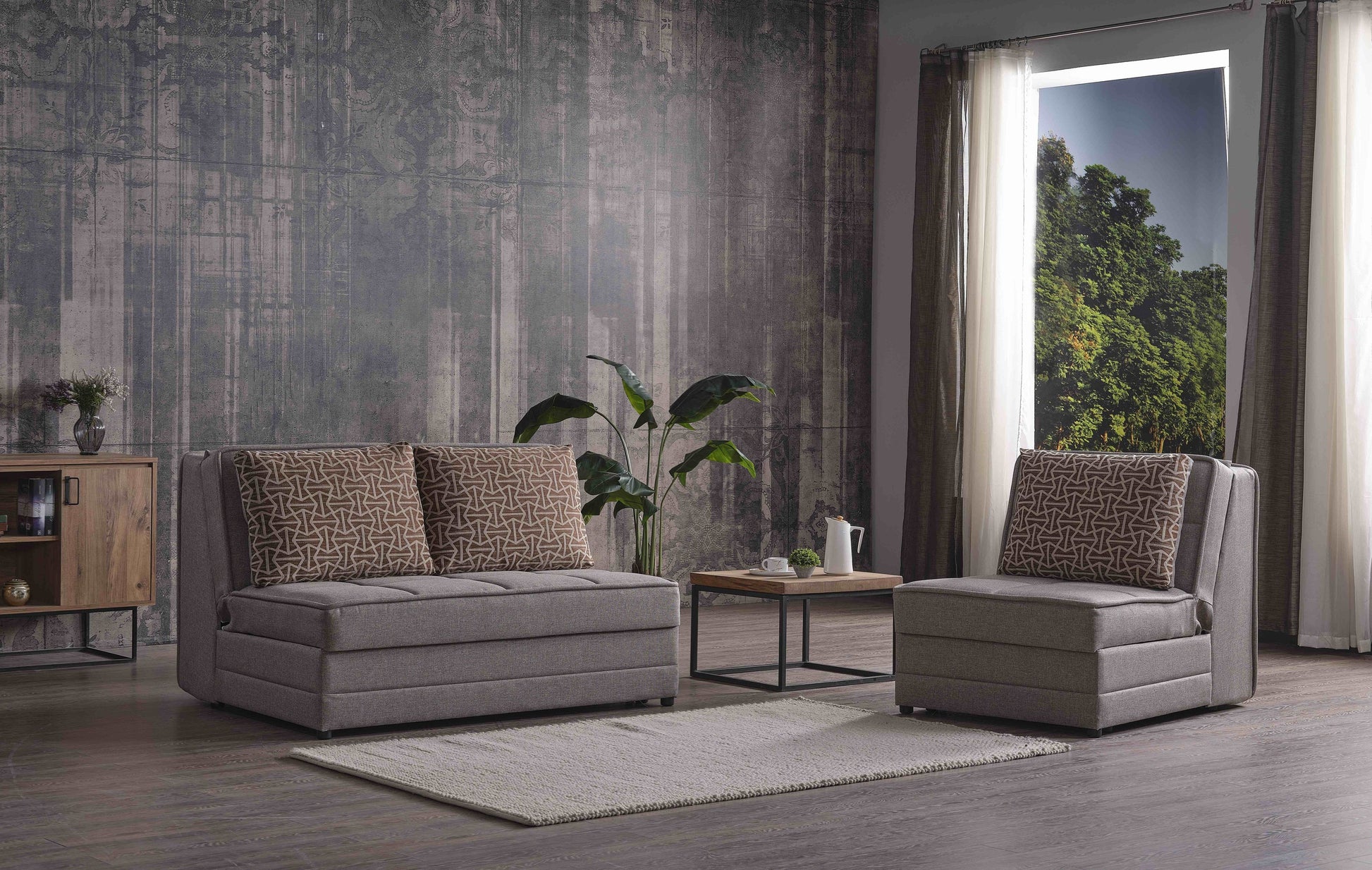 Ottomanson Studio Collection Convertible Sofa Bed