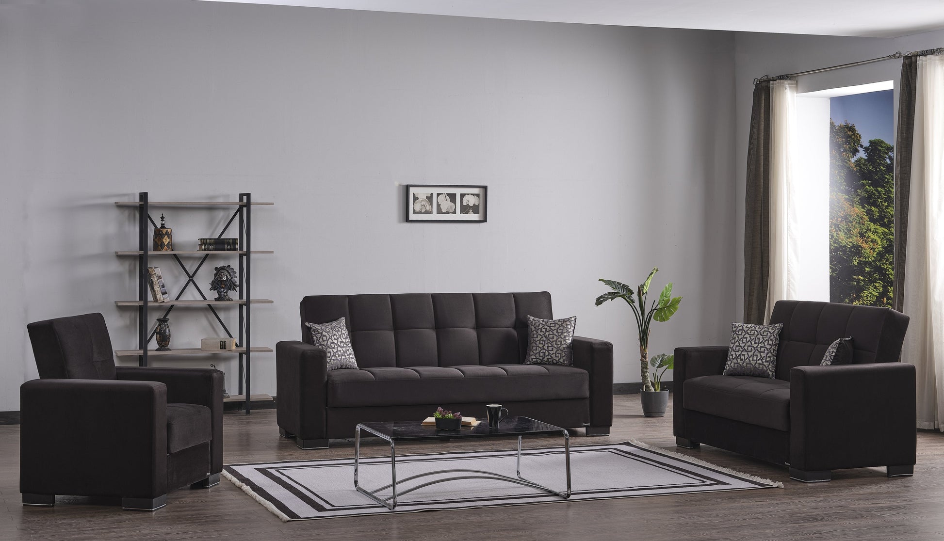 Ottomanson Armada Collection Convertible Sofa Bed