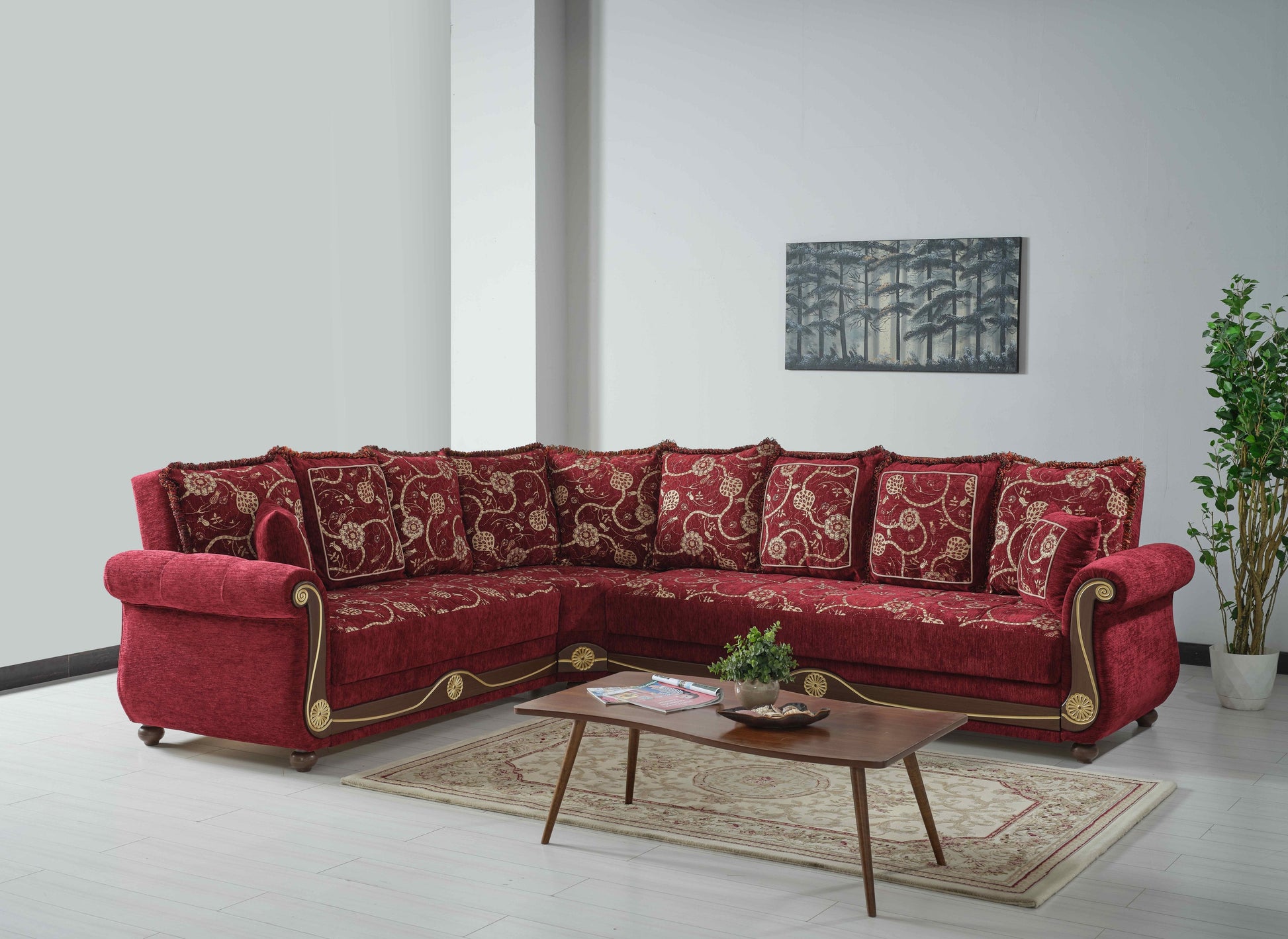 Ottomanson Americana Collection Convertible Sofa Bed