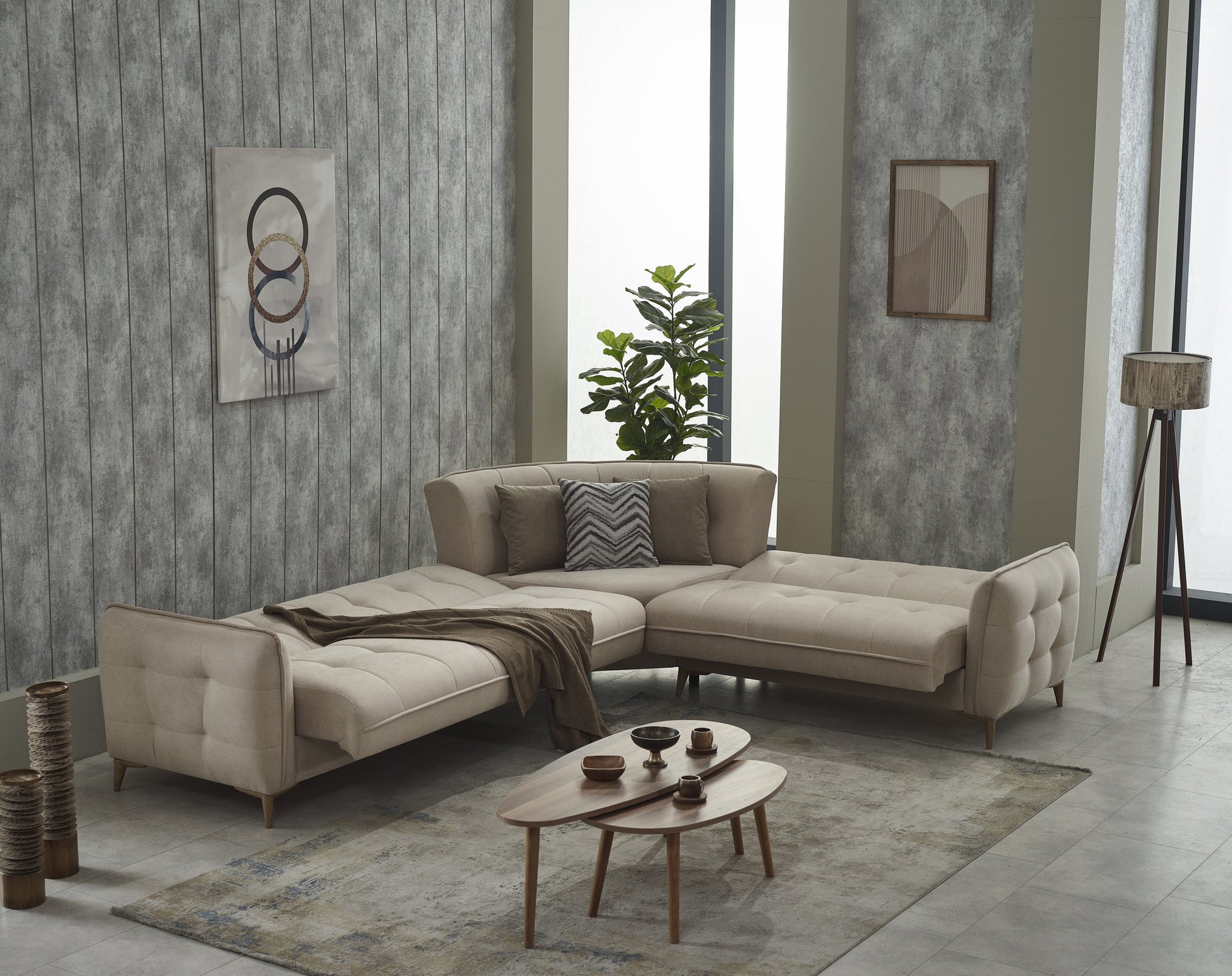 Ottomanson Perla Collection Convertible Sofa Bed