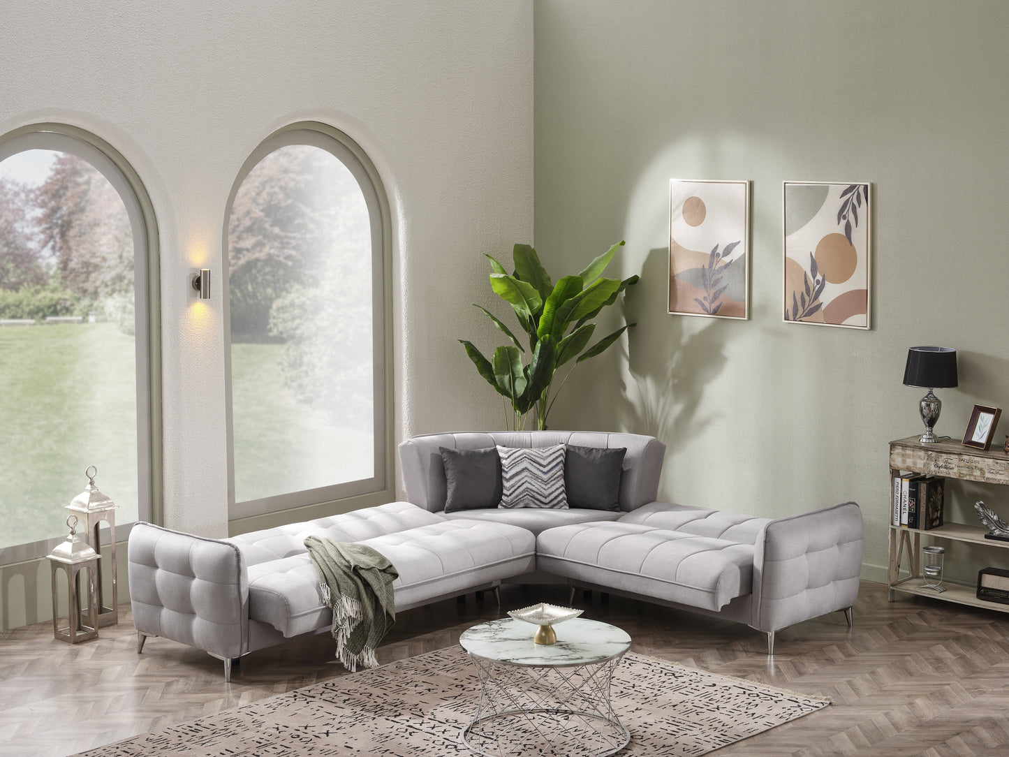 Ottomanson Perla Collection Convertible Sofa Bed