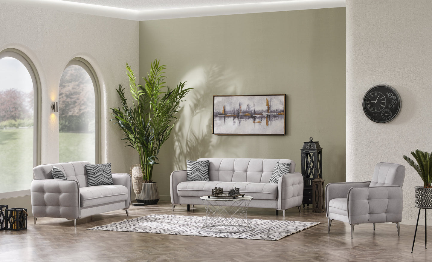 Ottomanson Perla Collection Convertible Sofa Bed
