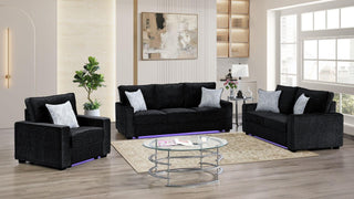 RITA (BLACK) Sofa Set
