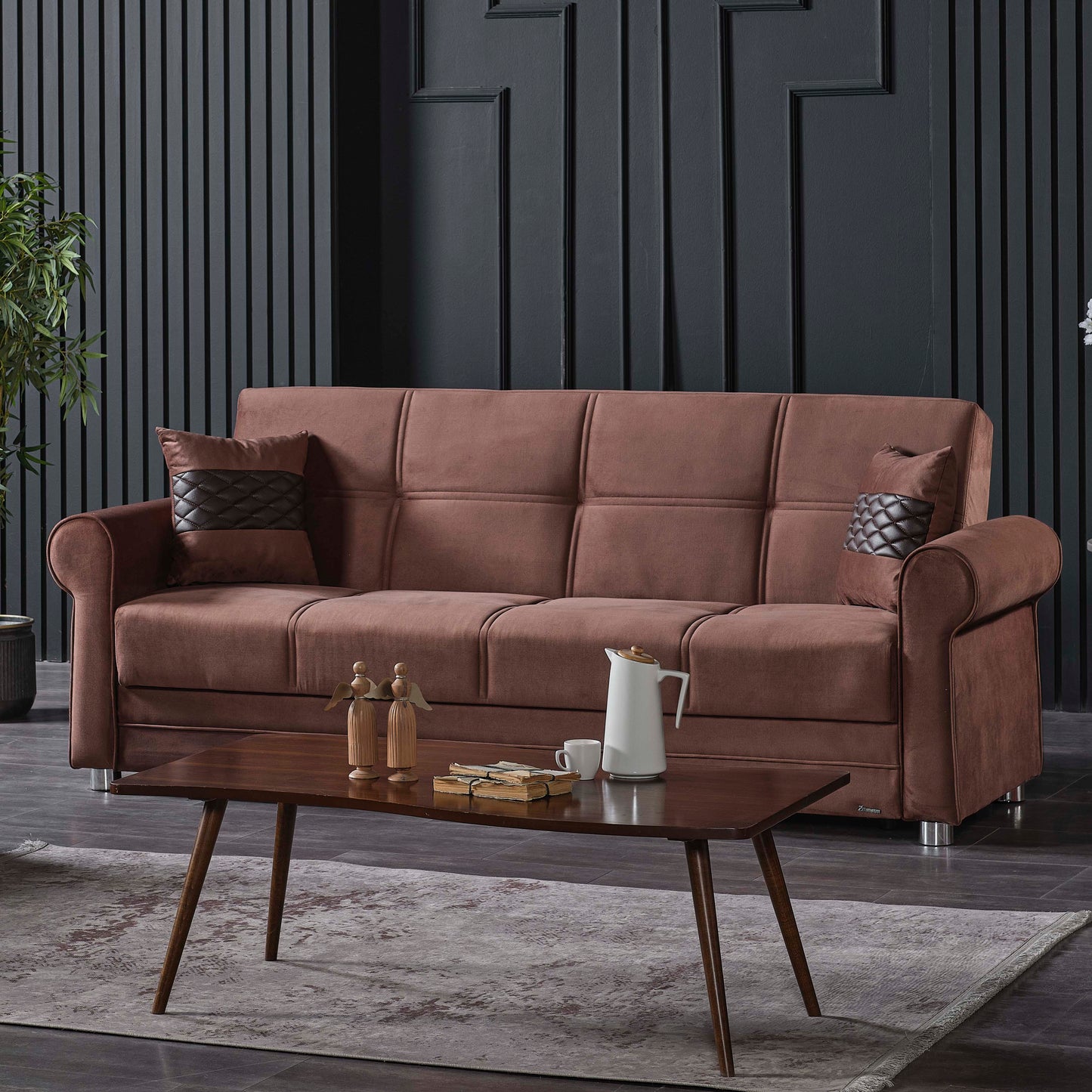 Ottomanson Sara Collection Convertible Sofa Bed