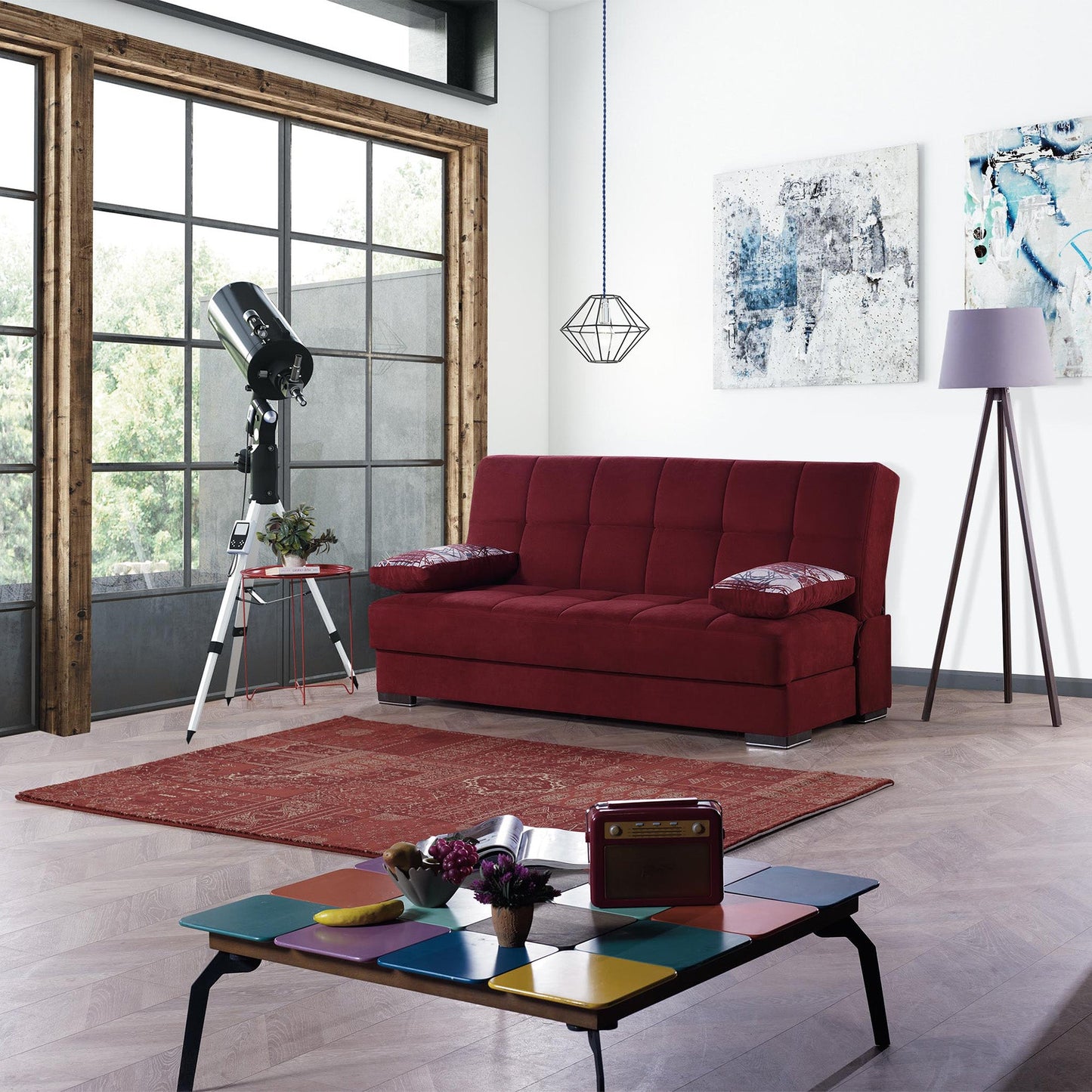 Ottomanson Soho Collection Convertible Sofa Bed