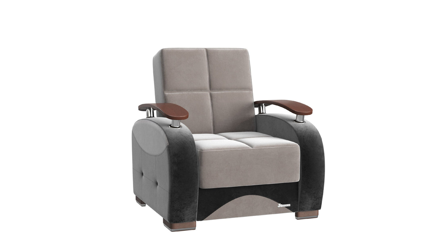 Ottomanson Yafah Collection Convertible Sofa Bed