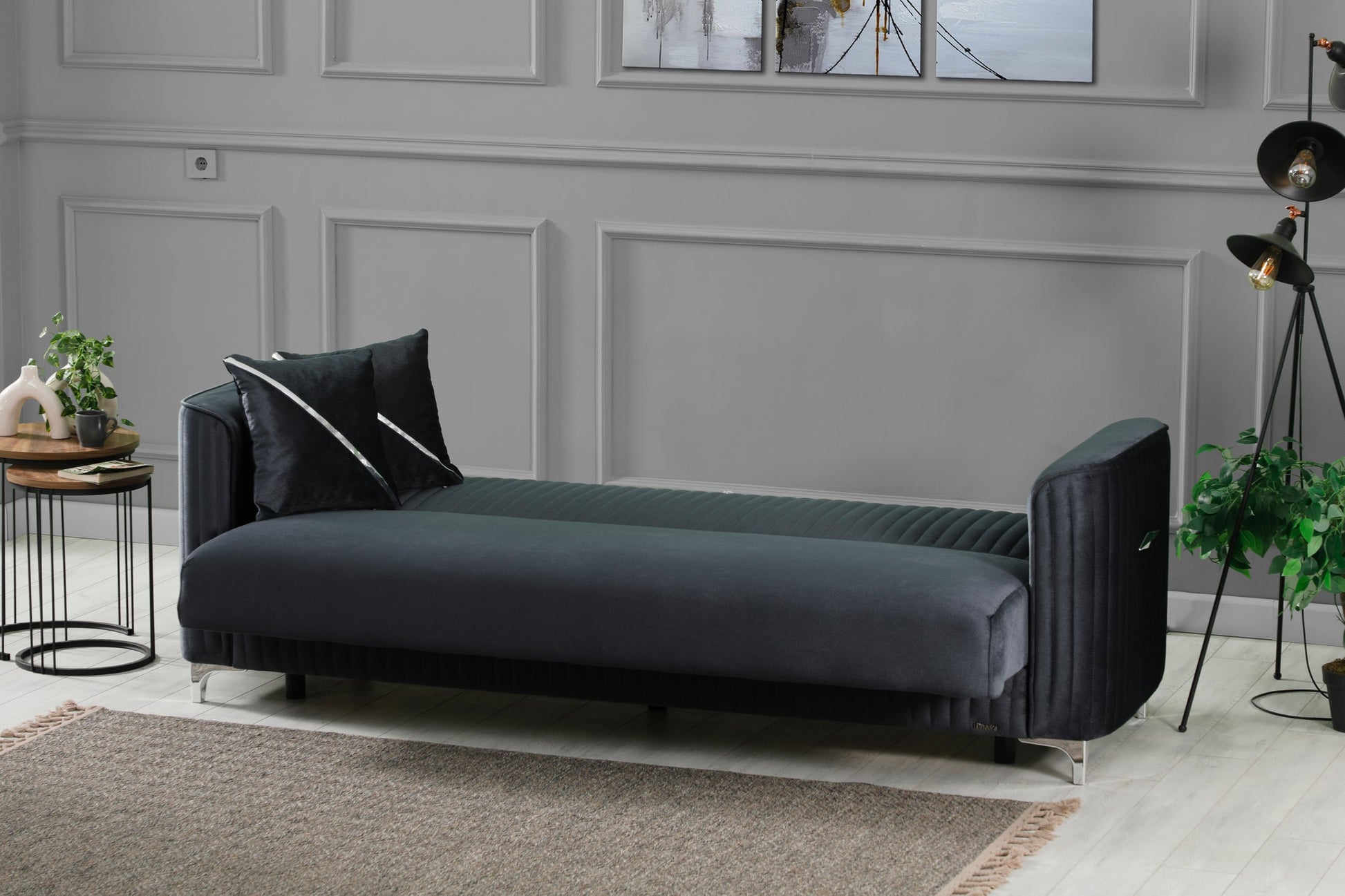 Ottomanson Zebra Collection Convertible Sofa Bed
