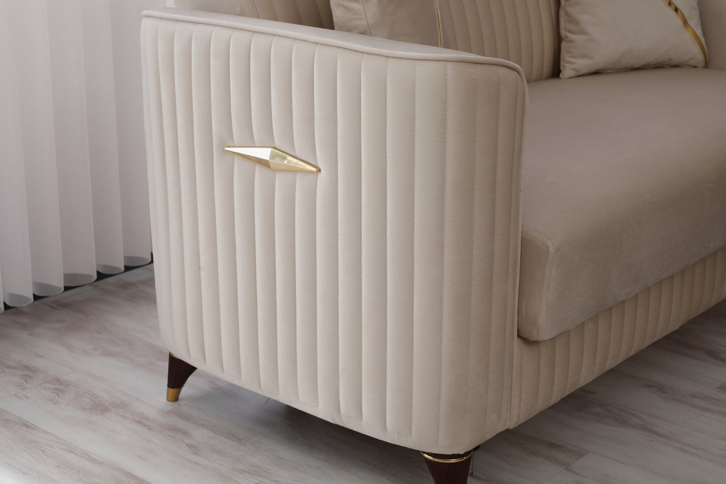 Ottomanson Zebra Collection Convertible Sofa Bed