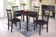D007-01 Espresso Side Chairs (Set of 2)