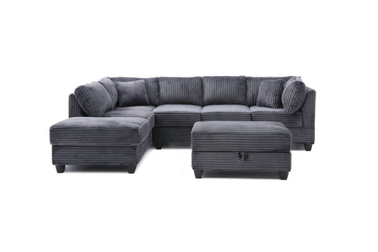 G00235B Gray Sectional