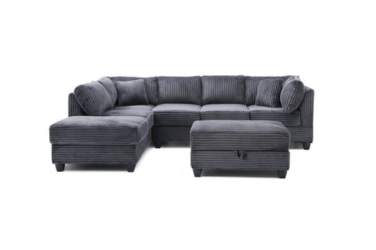 G00235 Gray Sectional