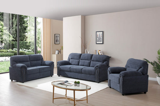 Hamilton Navy Blue Living Room Set (G00550A)