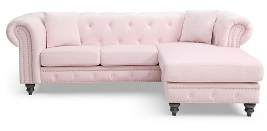 Nola Pink Sectional (G0354B)