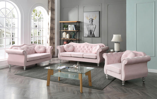 Hollywood Pink Living Room Set (G0664A)