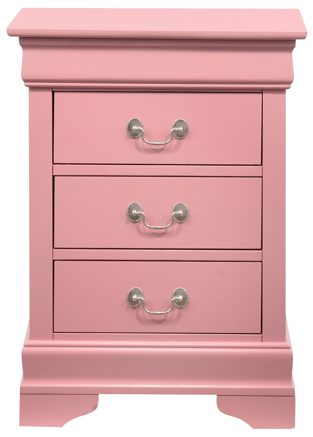 Louis Phillipe Night Stand — Pink