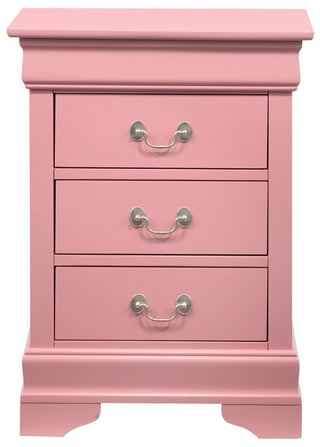Louis Phillipe Night Stand — Pink