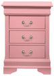 Louis Phillipe Night Stand — Pink