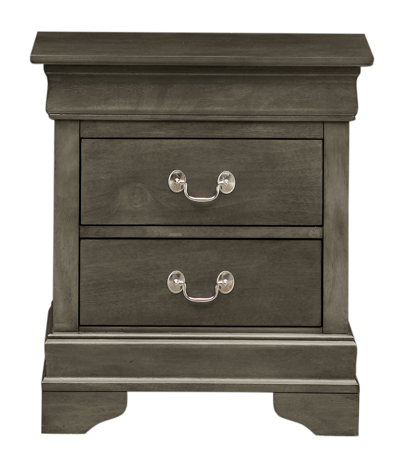 Louis Phillipe Night Stand — Gray
