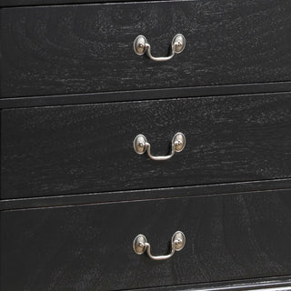 Louis Phillipe Chest — Black