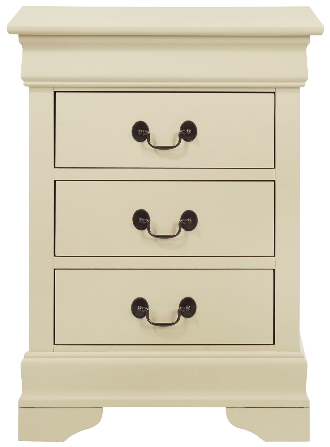 Louis Phillipe Night Stand — Beige