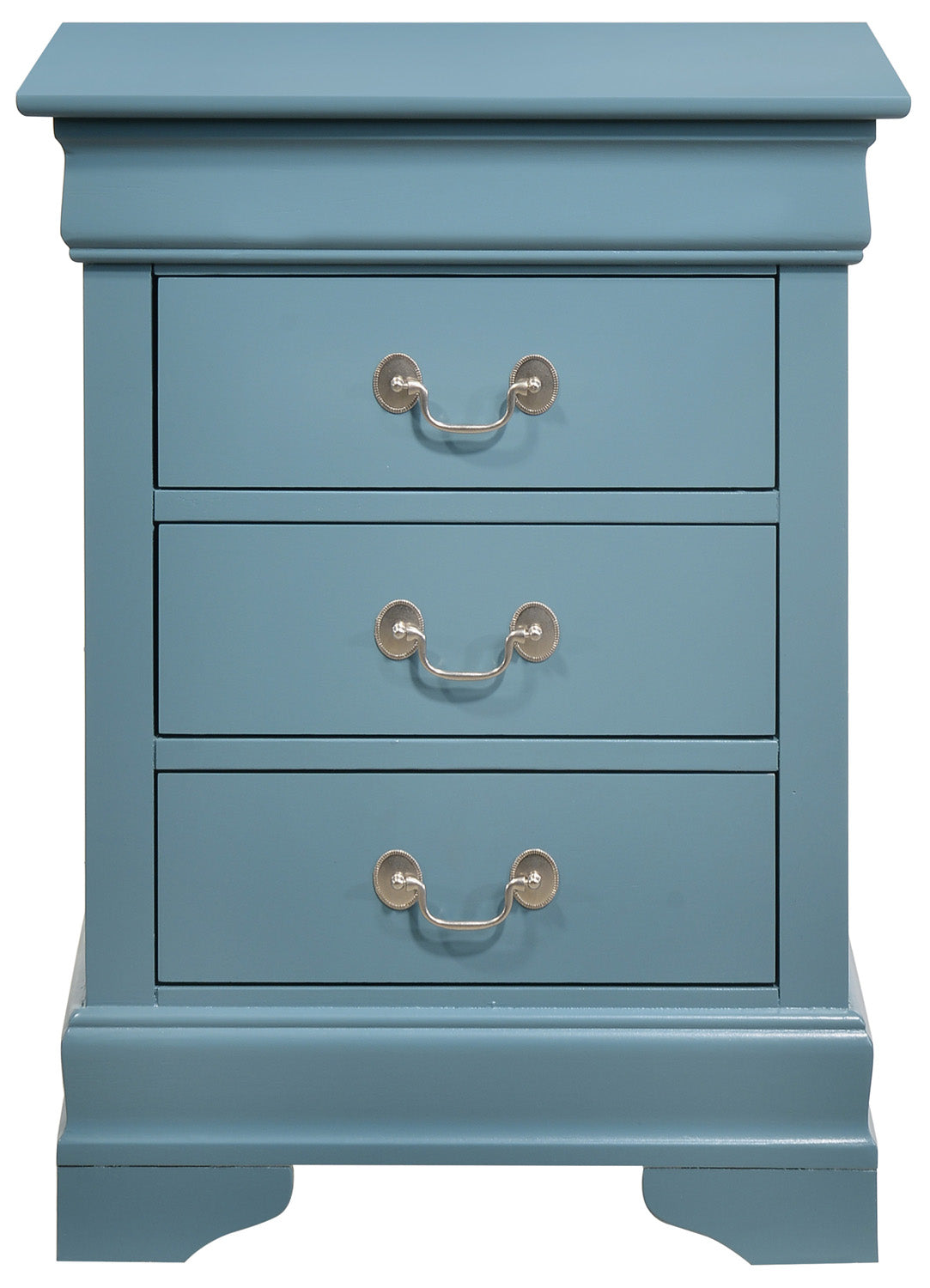Louis Phillipe Night Stand — Teal