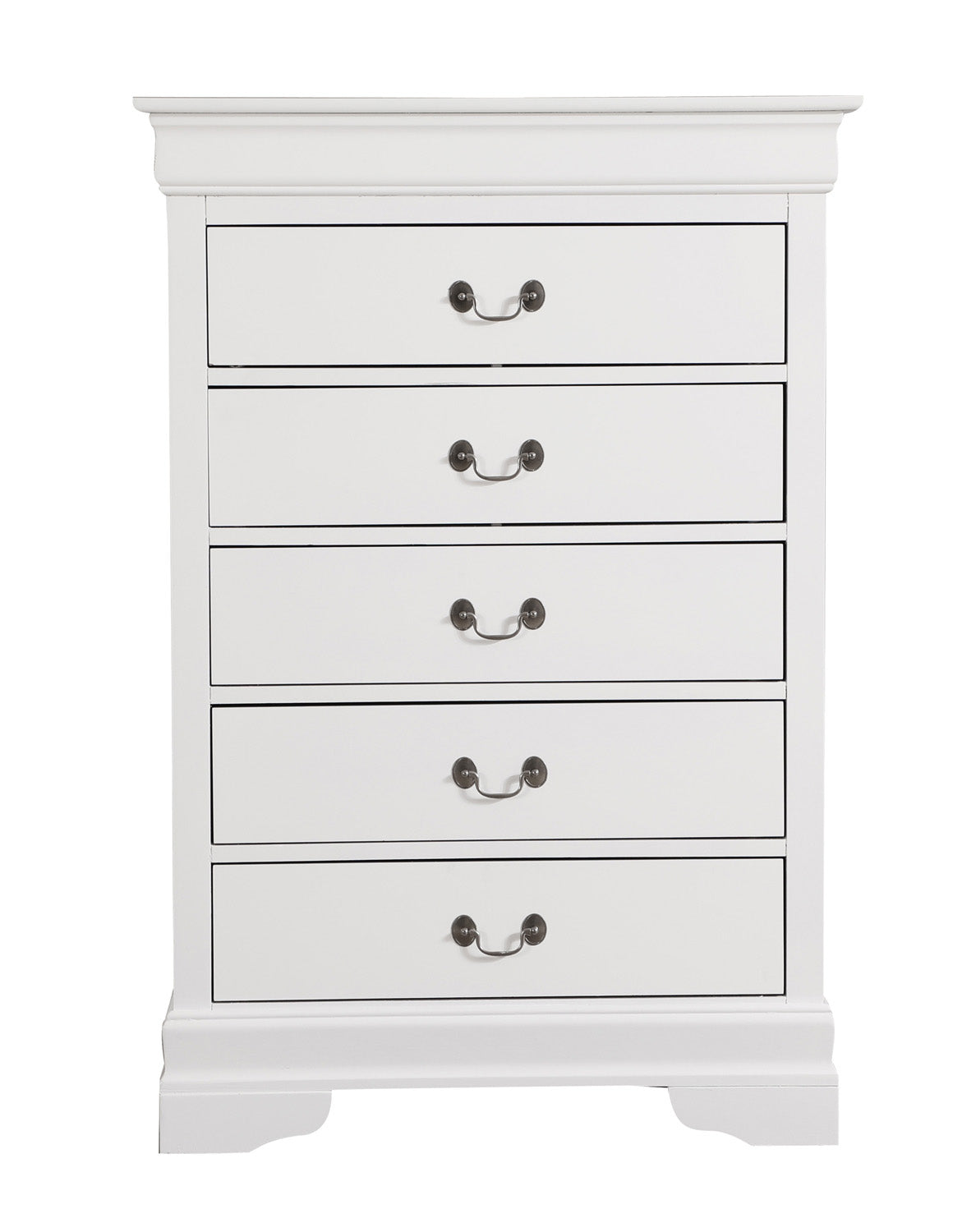 Louis Phillipe Chest — White