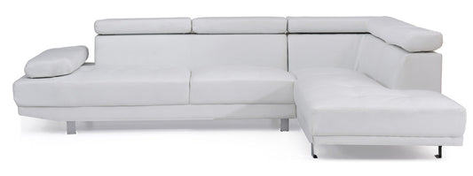Riveredge White Sectional (G449)