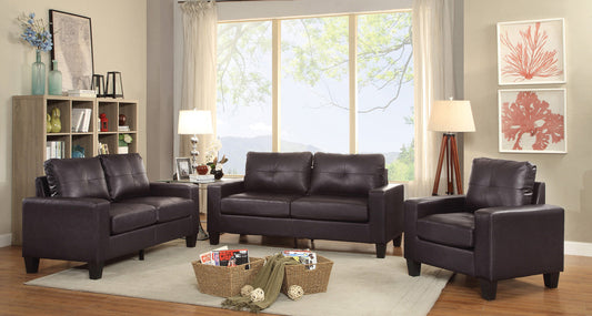 Newbury Dark Brown Living Room Set (G464A)