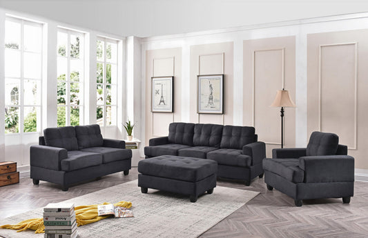 Sandridge Black Living Room Set (G515A)